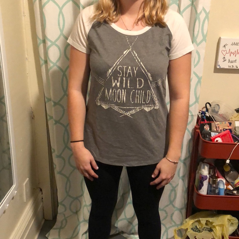 Baseball style tee